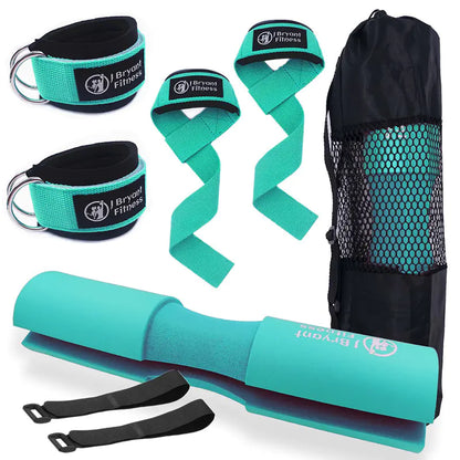 Barbell Pad Set with Ankle Strap for Hip Thrusts
