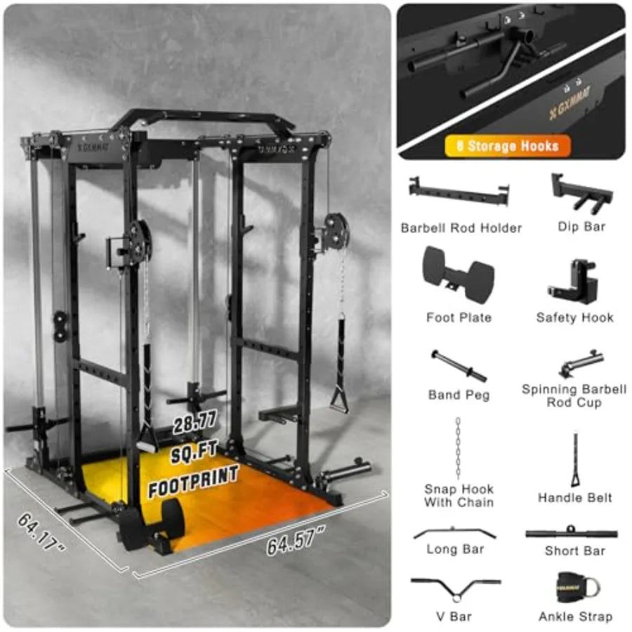 X6 Power Cage Dual Pulley