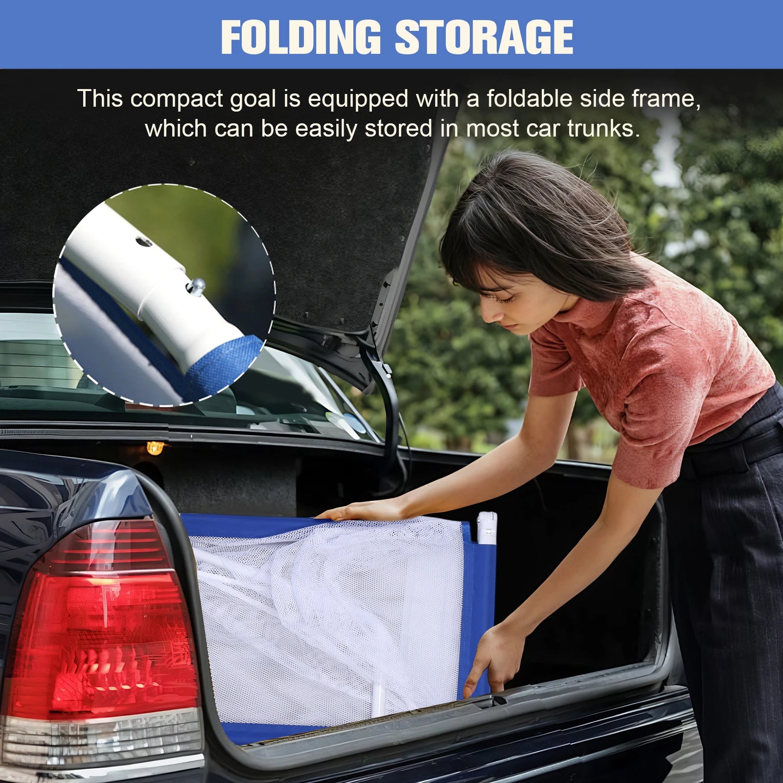 Portable Aluminum Folding Soccer Goal