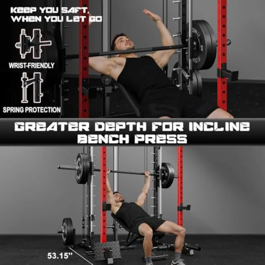 All-in-One Home Gym Squat Rack