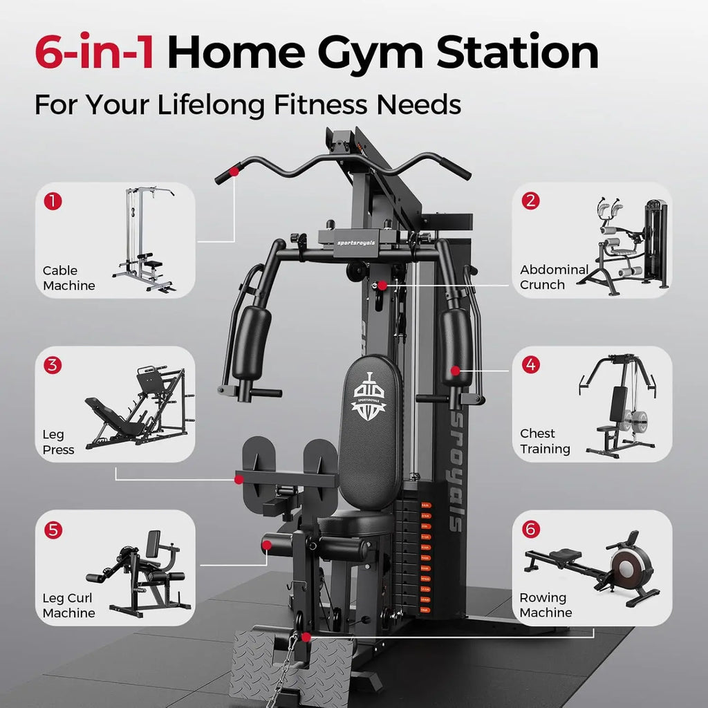 Sportsroyals 150LBS Home Gym