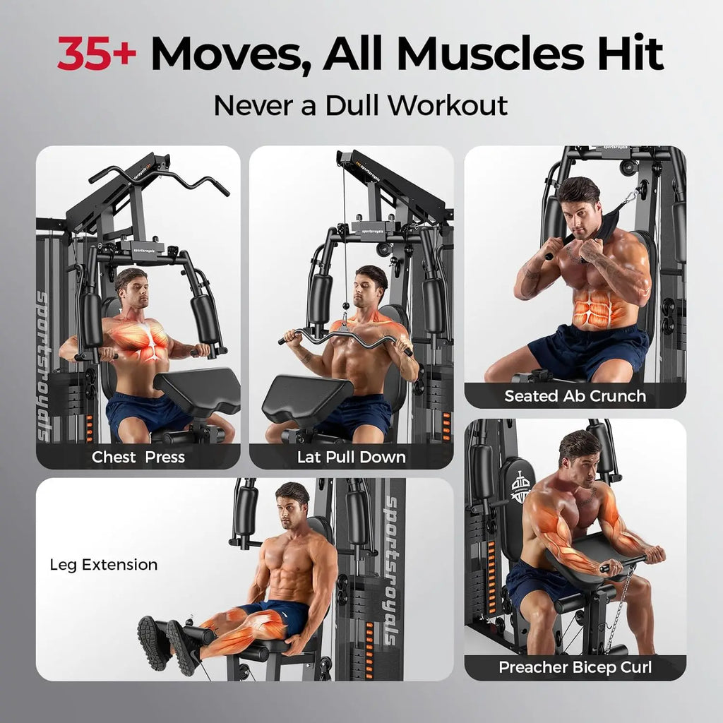Sportsroyals 150LBS Home Gym