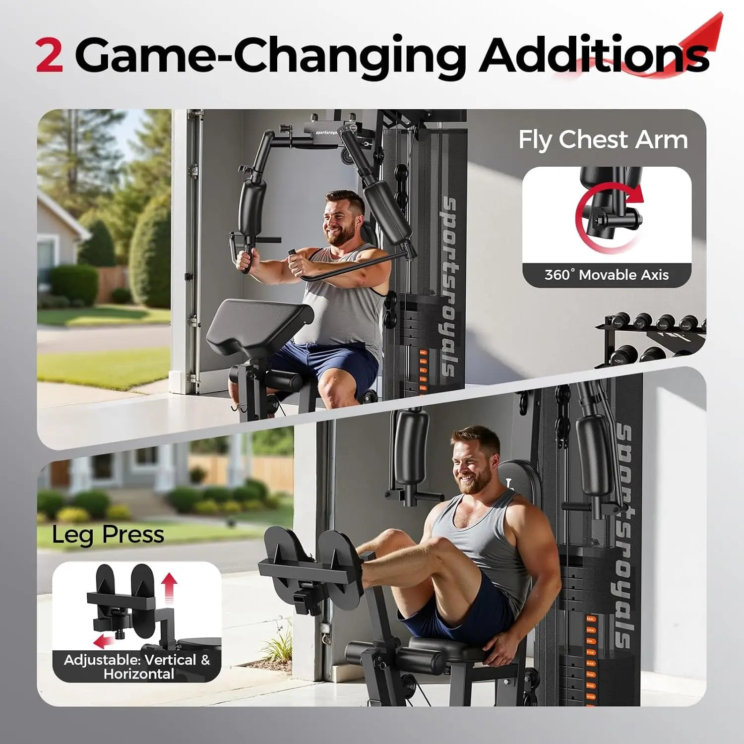 Sportsroyals 150LBS Home Gym