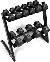 200lb Dumbbell Set with Rack