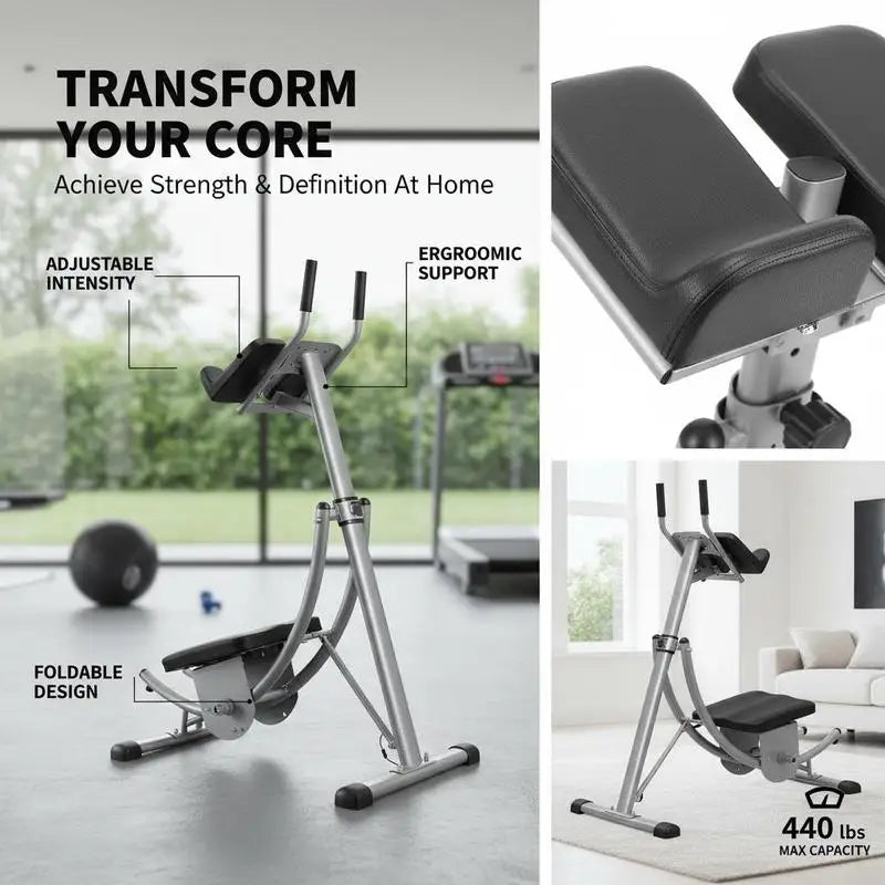 Foldable Abdominal Training Cruncher