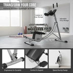 Foldable Abdominal Training Cruncher