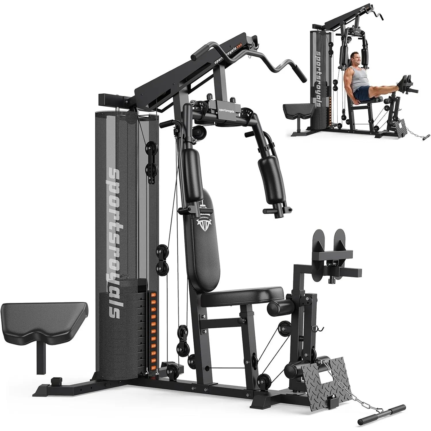 Sportsroyals 150LBS Home Gym