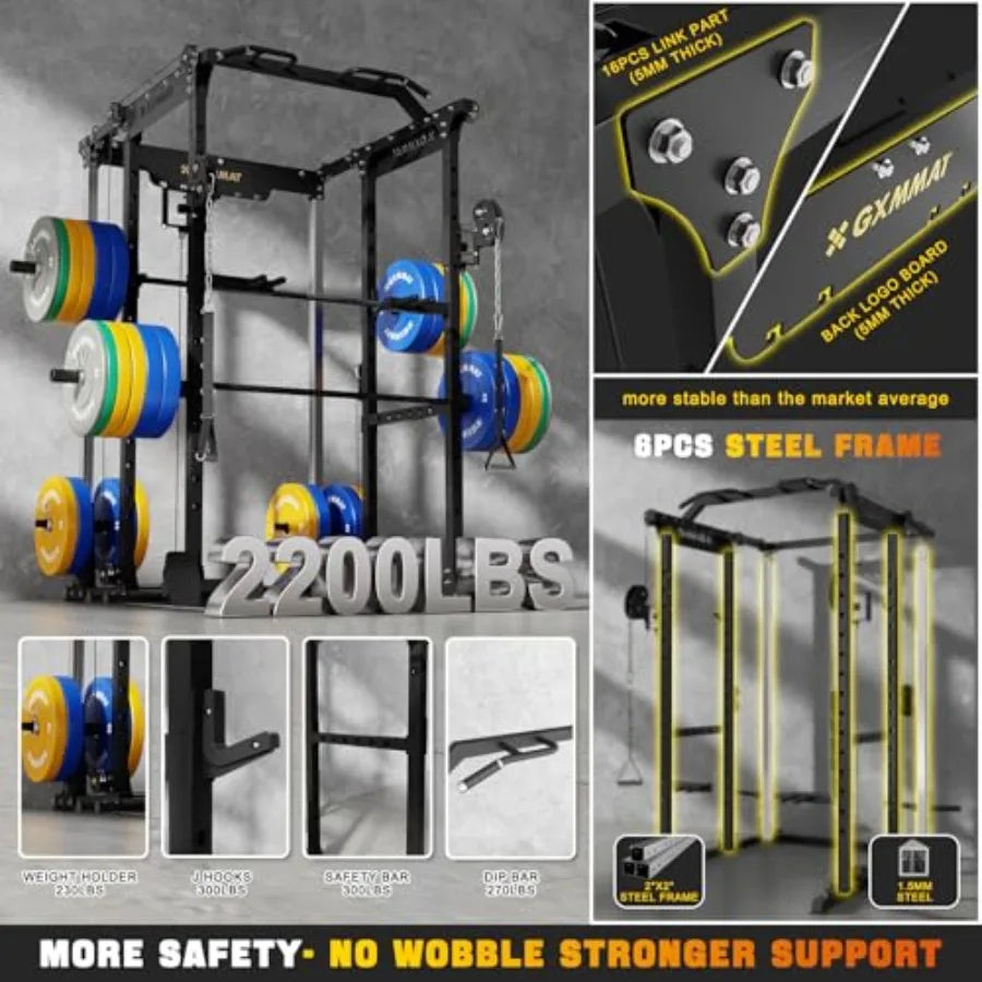 X6 Power Cage Dual Pulley